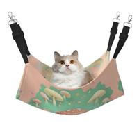 QHZLY Velvet Dream Mushroom Hammock M for Small Pets – Comfortable and Breathable for Cats, Rabbits, Ferrets