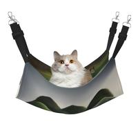 QHZLY Velvet EerieEchoes Hammock M for Small Pets – Comfortable and Breathable for Cats, Rabbits, Ferrets