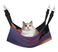 QHZLY Velvet Evening Glow Hammock L for Small Pets â€“ Comfortable and Breathable for Cats, Rabbits, Ferrets