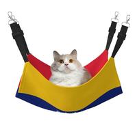 QHZLY Velvet Flag of Venezuela Hammock M for Small Pets â€“ Comfortable and Breathable for Cats, Rabbits, Ferrets