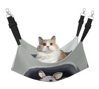 QHZLY Velvet Mouse in the Hole Hammock M for Small Pets – Comfortable and Breathable for Cats, Rabbits, Ferrets