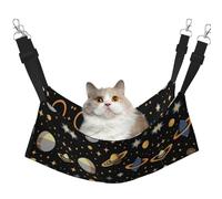 QHZLY Velvet Planet in the Dark Hammock M for Small Pets – Comfortable and Breathable for Cats, Rabbits, Ferrets