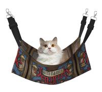 QHZLY Velvet Saints and Sinners Hammock L for Small Pets – Comfortable and Breathable for Cats, Rabbits, Ferrets