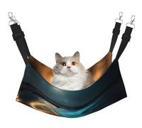 QHZLY Velvet View under the moon Hammock L for Small Pets – Comfortable and Breathable for Cats, Rabbits, Ferrets