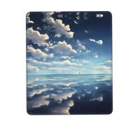 QHZLY White clouds over the sea Multi-Size Rubber Edge Mouse Pad 10 x 12 inch for Office Gaming Study Desk Laptop Console