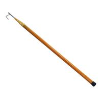 QHZYMX 4 5 6 M Long Telescopic Hook Pole, Portable Boat Docking Rod with 304 Stainless Steel Hook, Outdoor Rescue Pole for Pools/Yacht/Ship(Yellow,6m(19.7 ft))