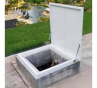 QHZYMX High Safety Inspection Port Covers, Manhole/Cellars Exit Covering For Home Improvement Industrial, Maintenance Vent Access Lid Plate(20x35in/50.8x88.9cm)