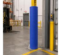 QHZYMX pole pad Commercial Pole Padding Wrap Around, Impact-Resistant Padded Covers For Round Poles, Customizable Size/Color Column Cushion(Blue 5ft/152cm,∅2in(5cm))