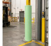 QHZYMX pole pad Commercial Pole Padding Wrap Around, Impact-Resistant Padded Covers For Round Poles, Customizable Size/Color Column Cushion(Light green 5ft/152cm,∅2in(5cm))