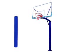 QHZYMX pole pad H 150cm Basketball Rod Pad, Round Wrap-around Pole Safety Pads For Basement/Gymnasium/Garage, Heavy Duty Column Covering Protective Mats All Weather Padding(Blue H 150cm,Dia115mm)