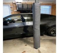 QHZYMX pole pad H 3 4 5 6 7 Ft Round Garage Pole Padding, Impact-Resistant Crash Pad For Dance Poles, All-weather Pole-wrap Basement Column Cover(Gray 5'/152cm,Dia 2"/5cm)