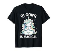 Qi Gong Is Magical Unicorn Qigong Chinese Meditation T-Shirt