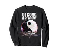 Qi Gong Is My Therapy Tai Chi Breathing Exercise Mindfulness Sweatshirt