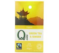 Qi Organic Green Tea & Ginger 25 Bag2 (Pack of 72 )