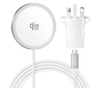 Qi2.2 25W Magnetic Wireless Charger With 30W Adapter,Ultra Thin Fast Wireless Charging Pad Compatible With MagSafe Charger iPhone 17/16/15/14/13/12,AirPods 5-2/Pro,Samsung Galaxy,Pixel 10 Series &More