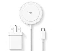 Qi2 25W Magnetic Wireless Charger, 6FT Fast Charging Pad Compatible with Samsung Galaxy S26/25/24/23/22/21/20/FE/Plus/Ultra/Z Fold/Z Flip/Note, Google Pixel 10 Series, Galaxy Buds & More +30W Adapter