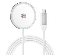 Qi2 25W Magnetic Wireless Charger,Ultra Thin Fast Wireless Charging Pad Compatible with MagSafe iPhone 17 16 15 14 13 12 & AirPods 4/3/2Pro,Samsung Galaxy, Pixel 10 Series & More,Aluminum Alloy Shell