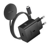 Qi2 25W Wireless Charger for Galaxy S25 / S26 with USB C 45W Wall Charger