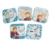 Qi7iQ 5 pack Princess Towel for Kids,Snow White,Ariel,Belle,Rapunzel,Cotton Hand Towel,Girl and Boy Towel,Kids Birthday Gift (1)