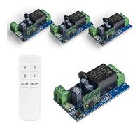 QIACHIP 1 Channel WIFI Smart Switch kit,Dry Contact Momentary Inching Relay Self-lock Switch Module Ewelink APP Control Compatible with Alexa/Google Home