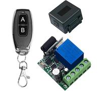QIACHIP 433 Mhz RF Wireless Remote Control Relay Switch DC 12V 1 channel