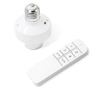 QIACHIP E27 Light Socket Bulb Base Holder With Remote Control,eWeLink APP Bluetooth lamp holder for Home Bedroom Smart Switch Timing Delay