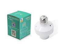 QIACHIP Smart Wifi E27 Light Socket,Lamp Base Socket Converter,Screw Light Bulb Socket,eWeLink APP Bluetooth Switch Timing Delay