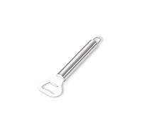 QIALAI Stainless Steel Bottle Opener, Classic Bar Style with Tubular Handle for Easy Leverage, Beer & Soda Cap Remover, 16.5cm