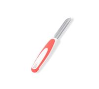 QIALAI Stainless Steel Fruit Corer & Seed Remover, Orange Kitchen Gadget for Apple Pepper Melon, Easy Grip Handle Deseeding Tool, 25cm Coring Tool for British Kitchen