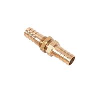Qian Grove 4mm 6mm 8mm 10mm 12mm 14mm 16mm 19mm 25mm Hose Barb Bulkhead Brass Tube Pipe Fitting Coupling Joint(10mm-6mm)