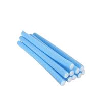 QIANCHAOJI Hair Rollers 10pcs Colorful Sponge Curling Iron Set Universal Perm Bar Pearl Cotton Eva Hair Curler(Blue)