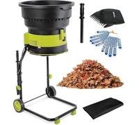 QianCruxtacy 2500W Electric Leaf Mulcher/Shredder 0