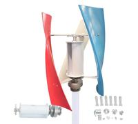 QianCruxtacy Portable Wind Turbines for the Home, Vertical Magnetic Levitation Wind Turbine, Low Start-up 2m/s, No Noise, for Home, RV, Marine & Off-Grid Power Supply Multi-300W