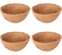 Qianderer 2PCS Trough Coco Replacement Liners,24/30/36/48 Inch Wall-mounted Coco Liner Trough,Coco Liner for Window Box & Hanging Trough Planters (14 Inch-4PCS)