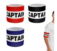 Qianeffort Captains Adults Arm Bands,3PCS Captain Armband,Adjustable Adults Captain Armband Football for Youth Adult Ball Games,Durable Elastic Captains Armband Adults,Captain Armband Football