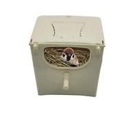 qianele Budgie Lovebirds Cockatiel Parrot Bird Nest Box Bird Cage Mount Nesting Box Plastic Parakeet House Breeding Mating Box