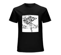 QIANFANGHUI Pere Ubu The Modern Dance Punk Wave Retro Vintage Hipster Unisex T Shirt for Men Black L