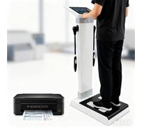 Qiang Body Composition Analyzer with Printer - 10.1" HD Touch Screen Bioelectrical Impedance Analysis,Tracks Weight,Height,BMI and Metabolic Rate