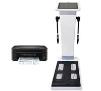 Qiang Body Composition Analyzer with Printer & 10.1" HD Touch Screen - Bioimpedance Analysis Machine for 40 Health Metrics,Weight,Height,BMI and Fat Measurement