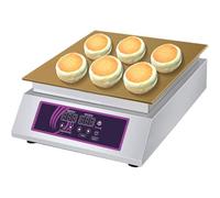 Qiang Egg Soft Japanese Egg Souffle Pancake Machine,Commercial Electric Nonstick Griddle Baker,Temp Control,Multipurpose Baking Equipment for Restaurant Snack Bar Household Singlehead
