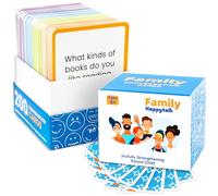 Qiang Ni Family Conversation Cards: 200 Funny Questions to Spark Conversations - Ideal for Family Game Night Party & Travel with Kids Teens and Adults - Ages 8+