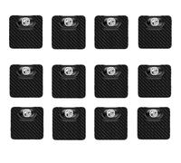 QIANGFAFA 12 Pcs Car Floor Mat Clips for MG MG4 MG5 ZS HS EZS EHS EV 2023 2022, Foot Pad Retainers Anti Slip Carpet Buckle Mounting Clips Clamps Holders Car Accessories