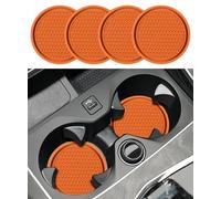 QIANGFAFA 4 PCS Car Cup Coaster Vehicle Holder Insert Coaster for Volkswagen Caddy III 2003-2021, Anti-Slip Shockproof Car Coasters for Cup Holders Insert Coaster,C