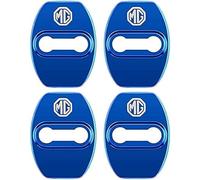 QIANGFAFA 4 Pcs Car Door Lock Cover for MG MGS5 EV /2025, Door Latch Protective Pad Lock Protector Shock Absorption Silent Guards Car Accessories,Blue