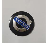 4 Pieces Car Wheel Stickers for Volvo V40 Cross Country 2013-2016, Badge Logo Domed Sticker Tire Rim Cap Sticker Decorate Accessories Tire Accessories,Black-60mm