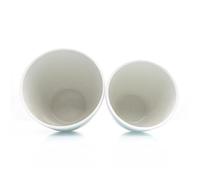 QIANGFU Ceramic Crucible Laboratory Equipment Porcelain Crucible with Cover Lid from 5ml to 300ml(5ml 10pcs)