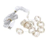 QiaNgshuAikj 300 LED Single Function Light String, 3x3m Christmas Starry Sky Curtain Lamp, USB Copper Wire String Light for Party Wedding Decoration(Warm White)