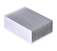 QiaNgshuAikj Aluminum Heat Sink Heatsink Module Cooler Fin for High Power Led Amplifier Transistor Semiconductor Devices with 23 pcs Fins 100mm (L) x 69mm(W) x 36mm(H)