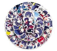 QIANGZHUO-50 Pieces Bird Journey Six Flower Anime Stickers Japanese Manga Decoration Notebook Water Bottle Mobile Phone Waterproof Vinyl Sticker