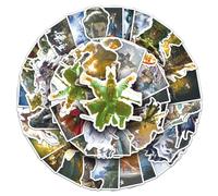 QIANGZHUO-50 Pieces Black Myth Wukong Graffiti Stickers Game Side Decoration Cut-and-Paste Thin Notebook Mobile Phone Water Bottle Stickers